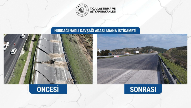 Ulaşım yatırımlarında öncelik deprem bölgesine verildi